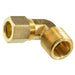 1/2" OD x 1/2MIP Brass Compression Pipe Elbows