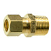 3/8" OD x 3/8MIP Brass Compression Pipe Connectors