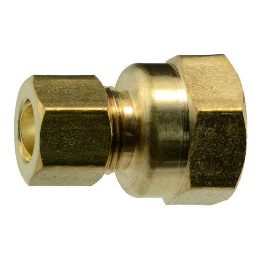 3/8" OD x 1/2FIP Brass Compression Pipe Connectors