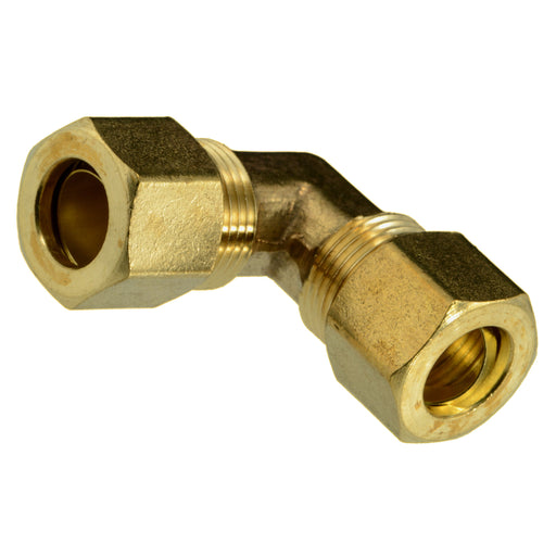 3/8" OD x 3/8" OD Brass Compression Union Elbows