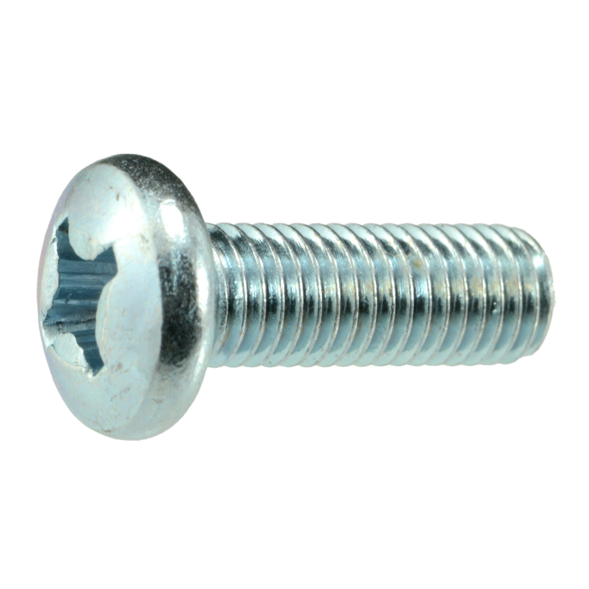 1/4"-28 x 3/4" Zinc Plated Steel Fine Thread Phillips Pan Head Machine Screws