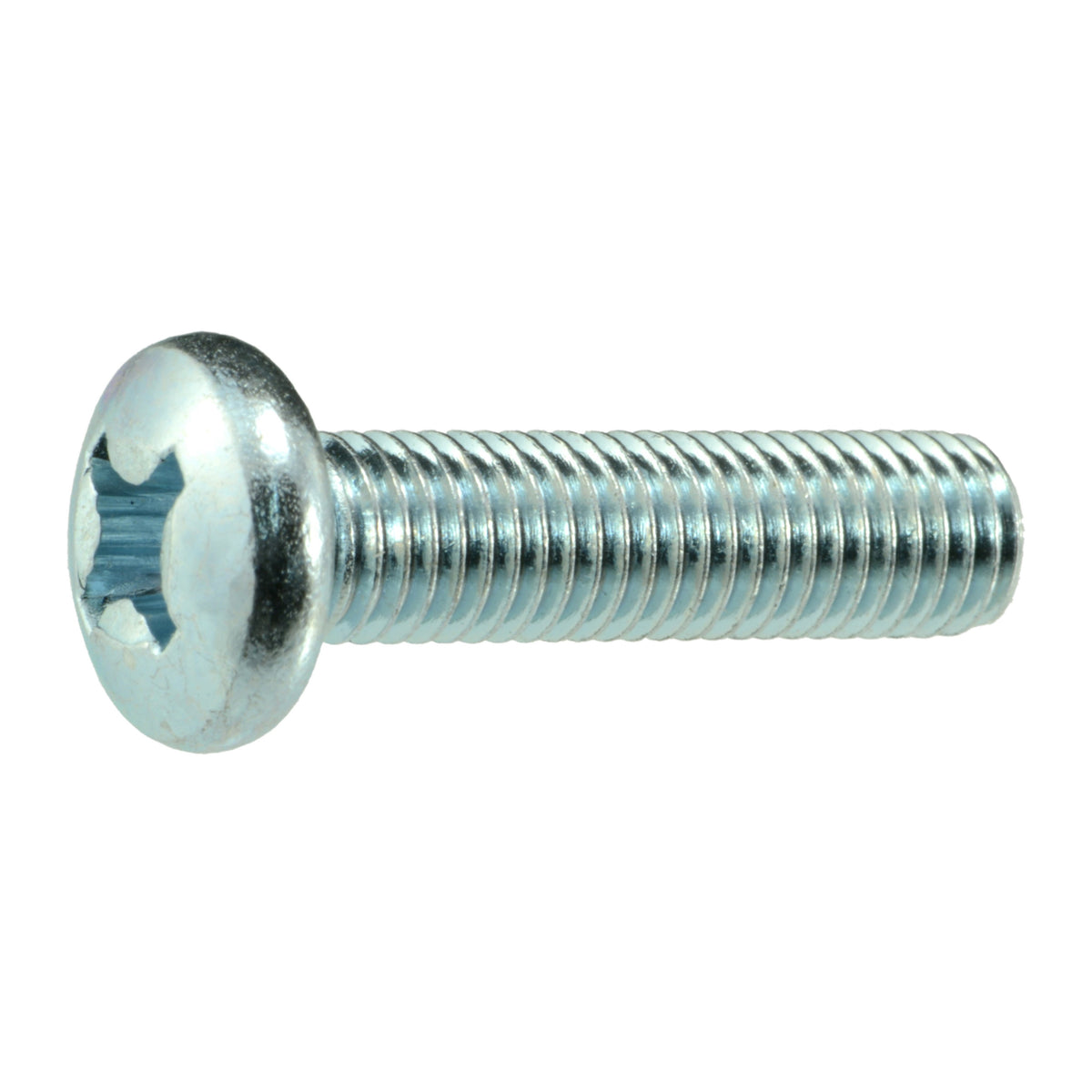 1/4"-28 x 1" Zinc Plated Steel Fine Thread Phillips Pan Head Machine Screws