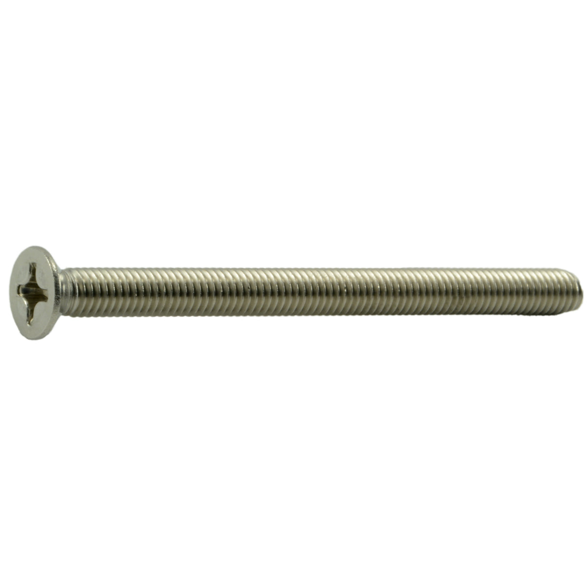 6mm-1.0 x 80mm A2 Stainless Steel Coarse Thread Phillips Flat Head Mac ...