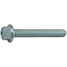 3/8"-16 x 2-3/4" Zinc Plated Grade 5 Steel Coarse Thread Hex Washer Head Serrated Flange Bolts