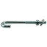 3/8"-16 x 5" Zinc Plated Steel Coarse Thread J Bolts