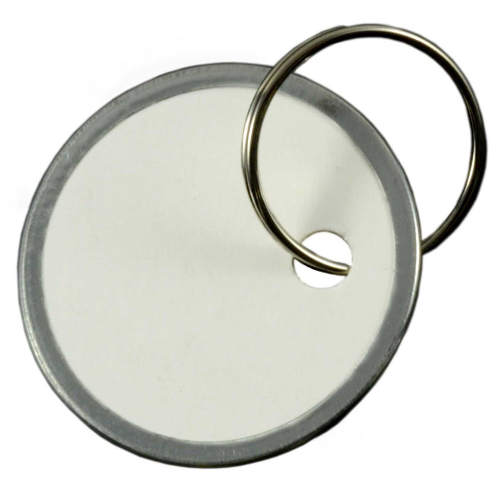 1-1/4" White Paper Tags with Metal Rings