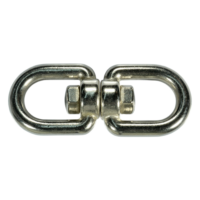 1/4" x 2-1/2" 316 Stainless Steel Eye/Eye Swivels