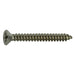 #4 x 1" 18-8 Stainless Steel Phillips Flat Head Sheet Metal Screws