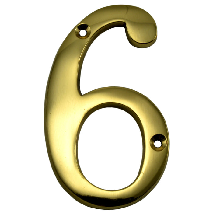 4" - "6" Solid Brass House Numbers