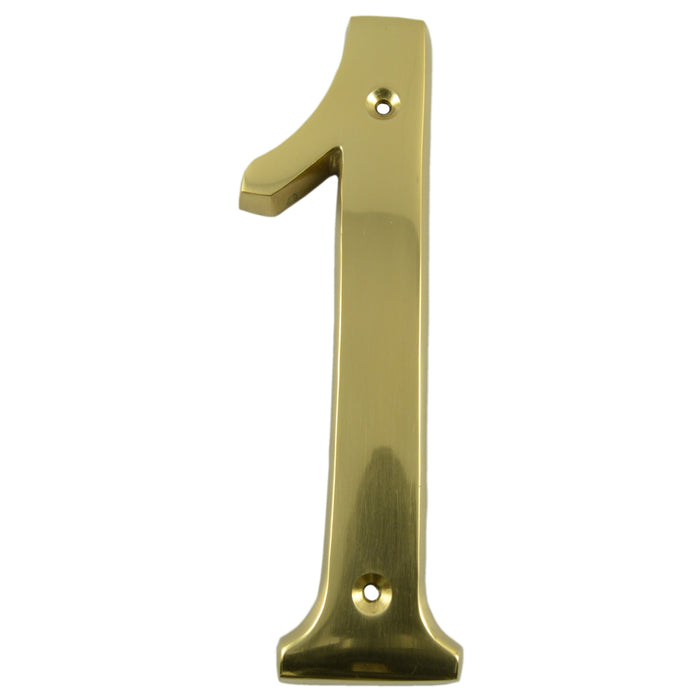 6" - "1" Solid Brass House Numbers