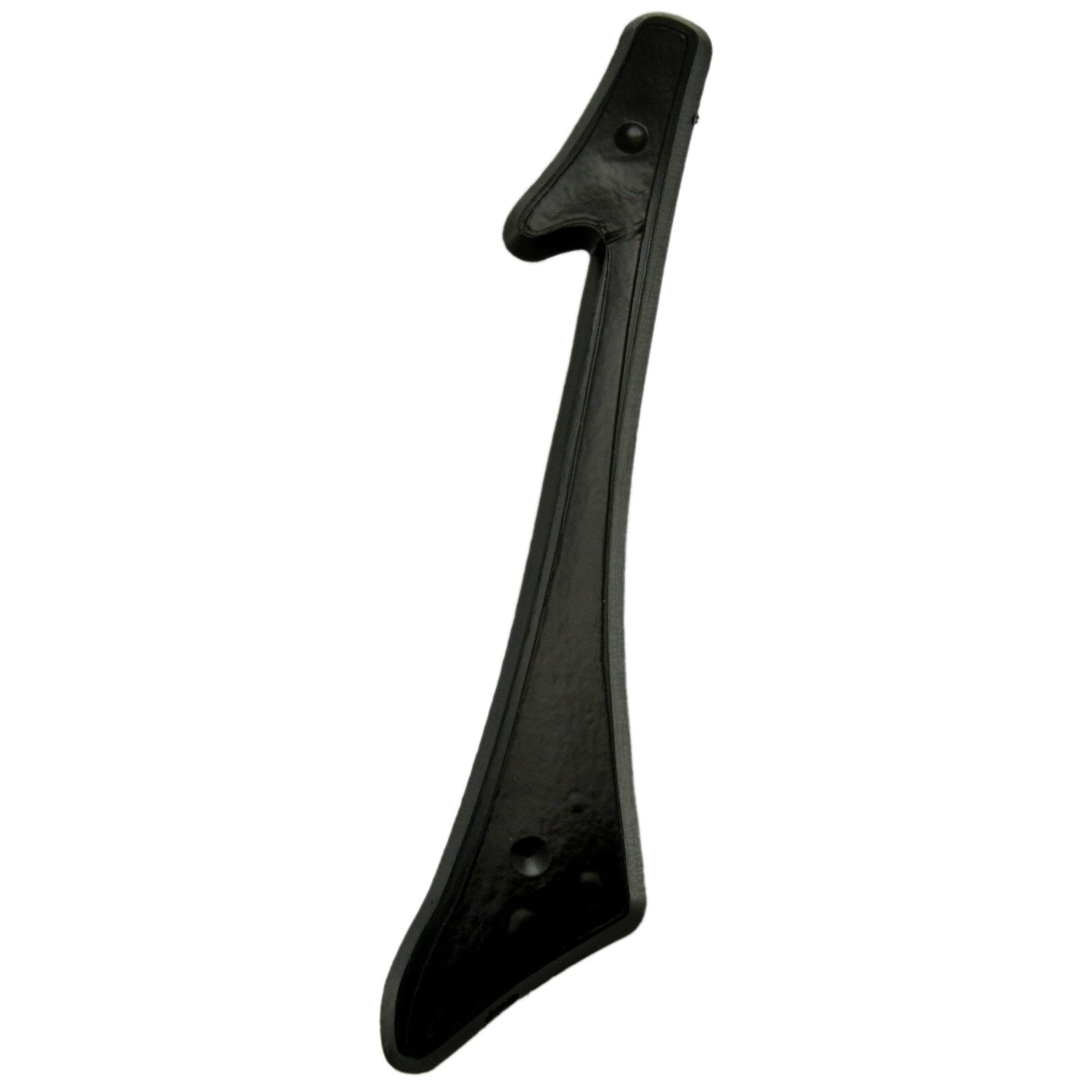 4" - "1" Black Plastic Reflective House Numbers