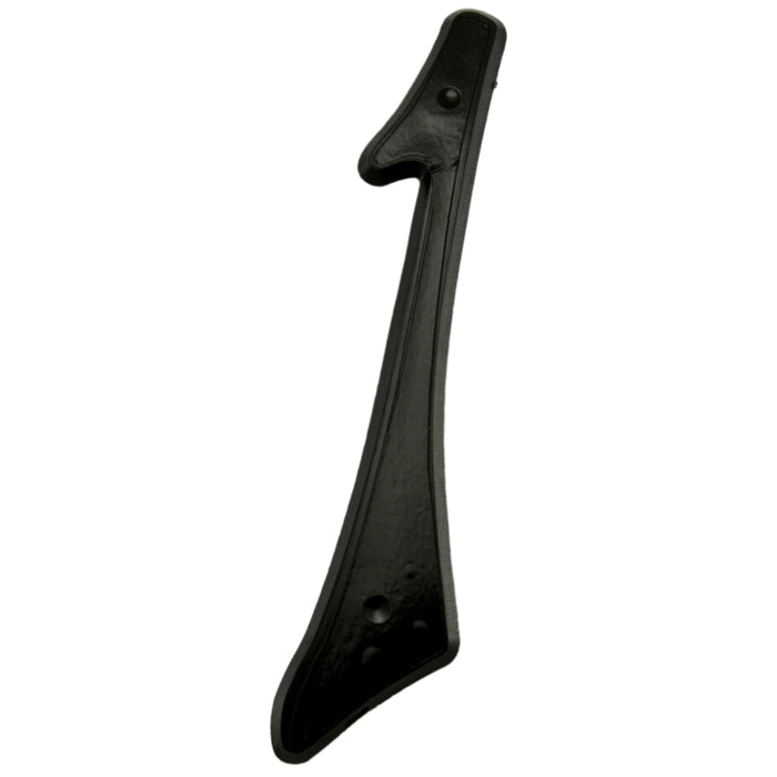4" - "1" Black Plastic Reflective House Numbers