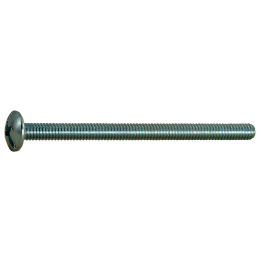 #8-32 x 2-1/2" Zinc Plated Steel Coarse Thread Combo Truss Head Machine Screws