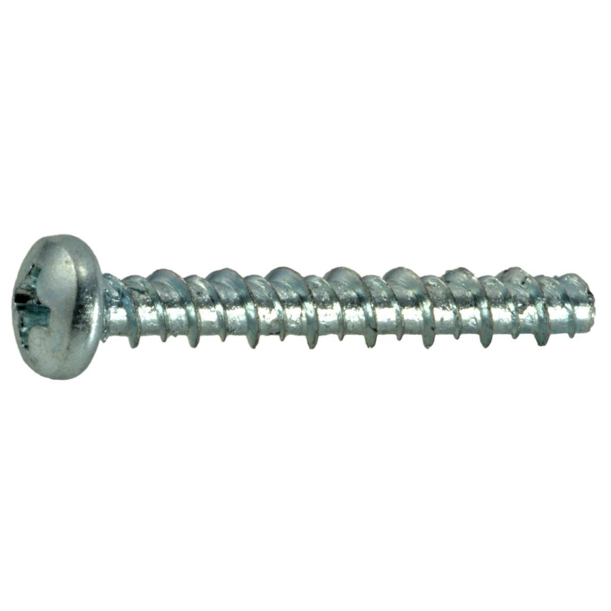 #6 x 1" Zinc Plated Steel Phillips Pan Head Hi-Lo Screws