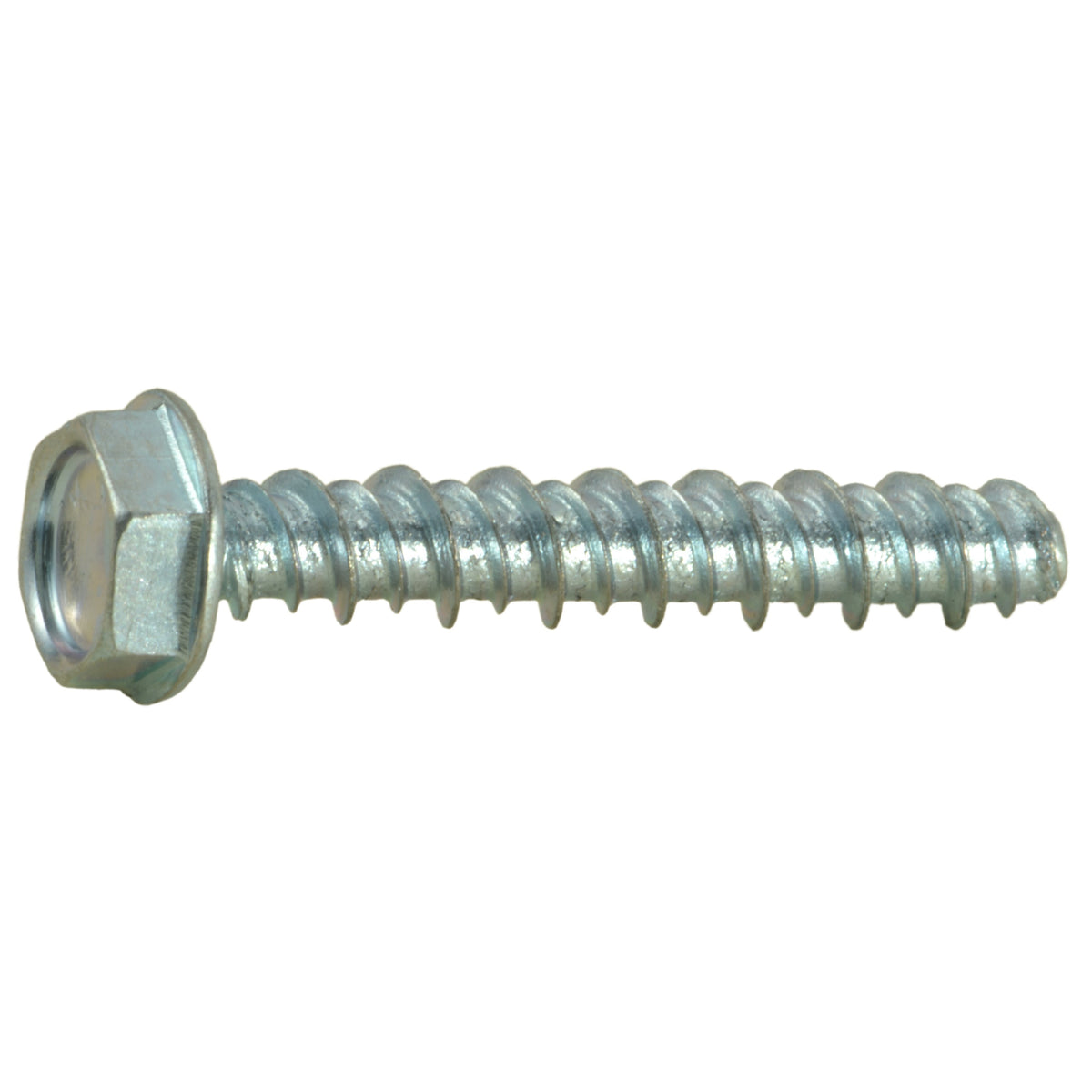 #8 x 1" Zinc Plated Steel Hex Head Hi-Lo Screws