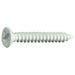 #6 x 1" White Steel Phillips Flat Head Sheet Metal Screws