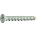 #10 x 1-1/2" White Steel Phillips Flat Head Sheet Metal Screws