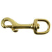 5/8" x 3-1/8" Brass Swivel Bolt Snap Hooks