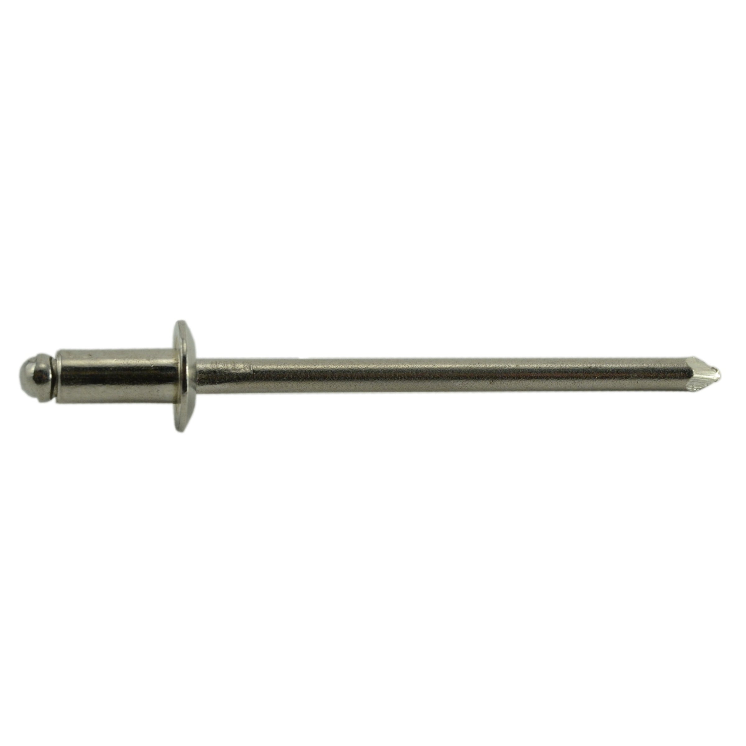 1/8 - 1/16" x 1/8" 18-8 Stainless Steel Dome Head Blind Pop Rivets