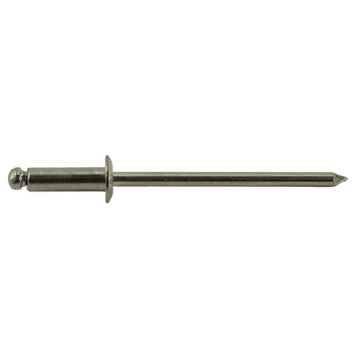 1/8" - 1/8" x 1/4" 18-8 Stainless Steel Dome Head Blind Pop Rivets