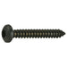 #12 x 1-1/2" Black Steel Star Drive Pan Head Sheet Metal Screws