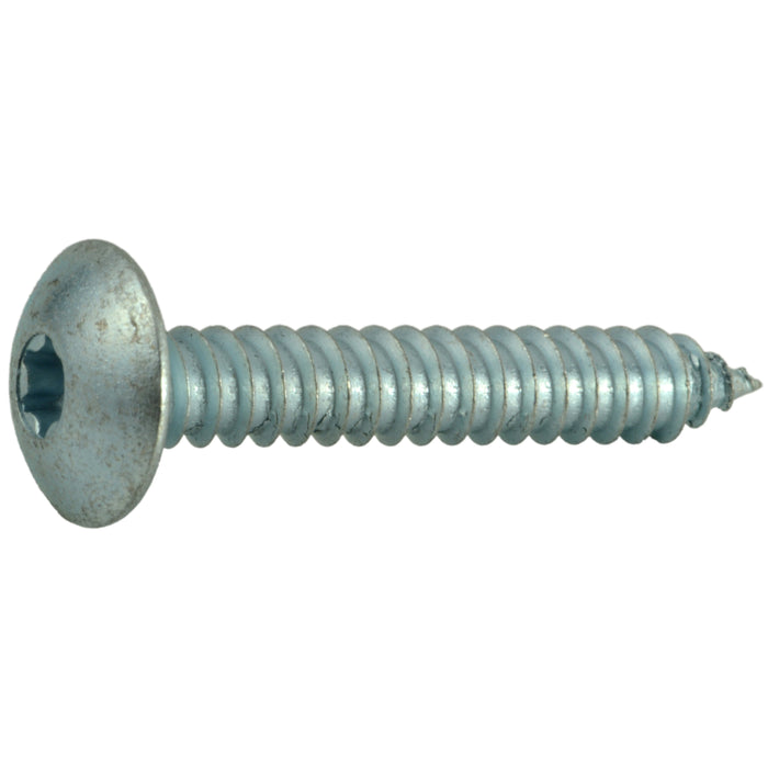 #14 x 1-1/2" Zinc Plated Steel Star Drive Truss Head Sheet Metal Screws