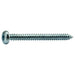 #10 x 2" Zinc Plated Steel Star Drive Pan Head Sheet Metal Screws