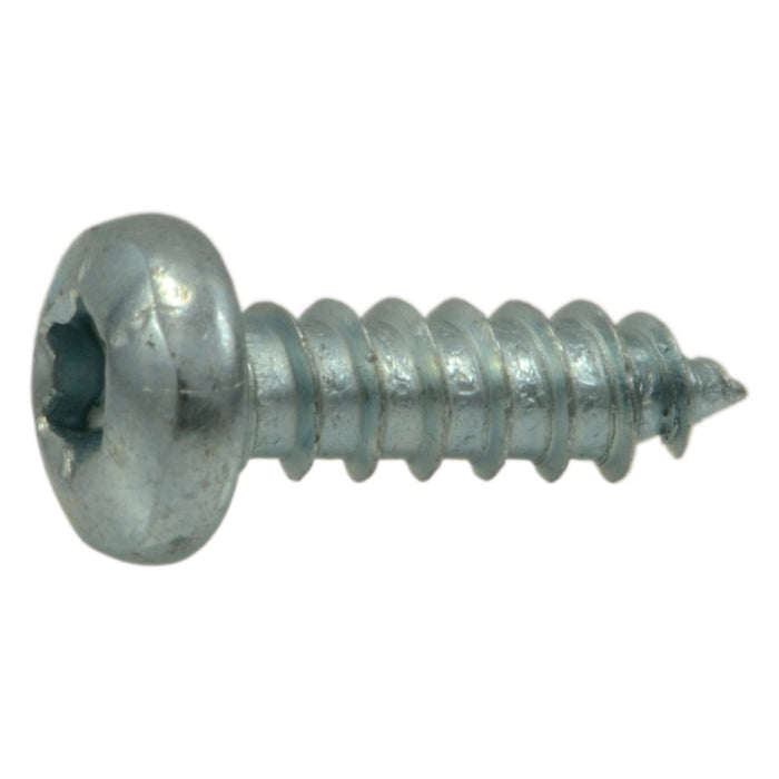 #4 x 3/8" Zinc Plated Steel Star Drive Pan Head Sheet Metal Screws