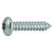 #12 x 1" Zinc Plated Steel Star Drive Pan Head Sheet Metal Screws