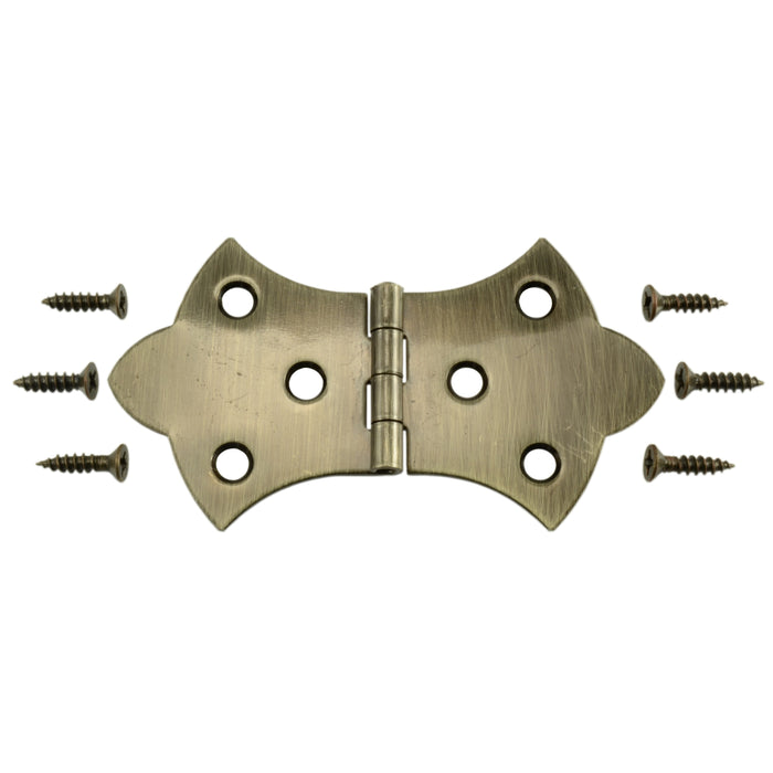 Solid Brass Ornamental Box Hinge