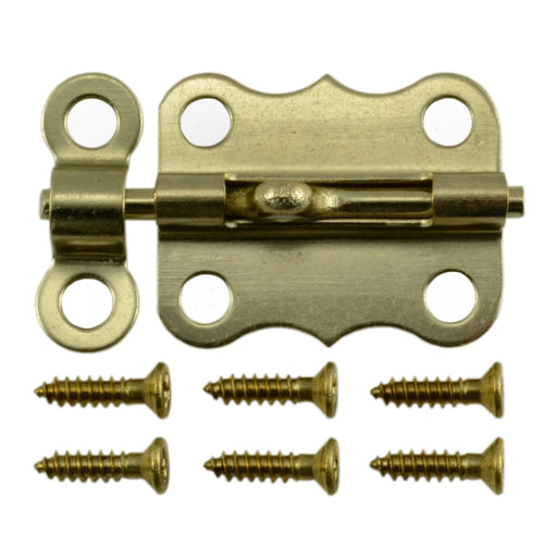 1-3/4" x 1-1/4" Solid Brass Mini Bolts