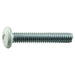 #8-32 x 1" White Painted Head Zinc Plated Steel Coarse Thread Phillips Pan Head Machine Screws