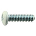 #10-24 x 3/4" White Painted Head Zinc Plated Steel Coarse Thread Phillips Pan Head Machine Screws