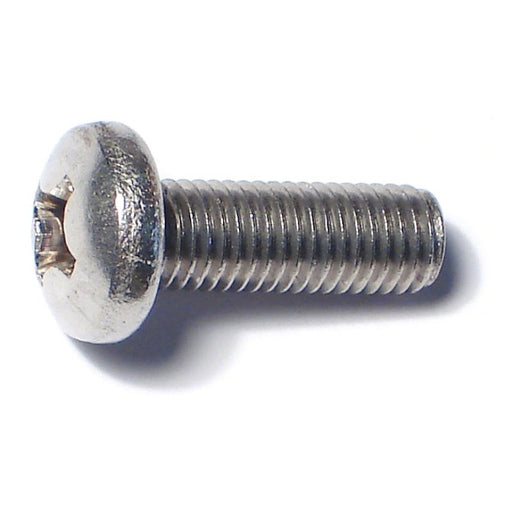 1/4"-28 x 3/4" 18-8 Stainless Steel Fine Thread Phillips Pan Head Machine Screws