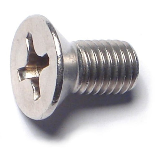 1/4"-28 x 1/2" 18-8 Stainless Steel Fine Thread Phillips Flat Head Machine Screws