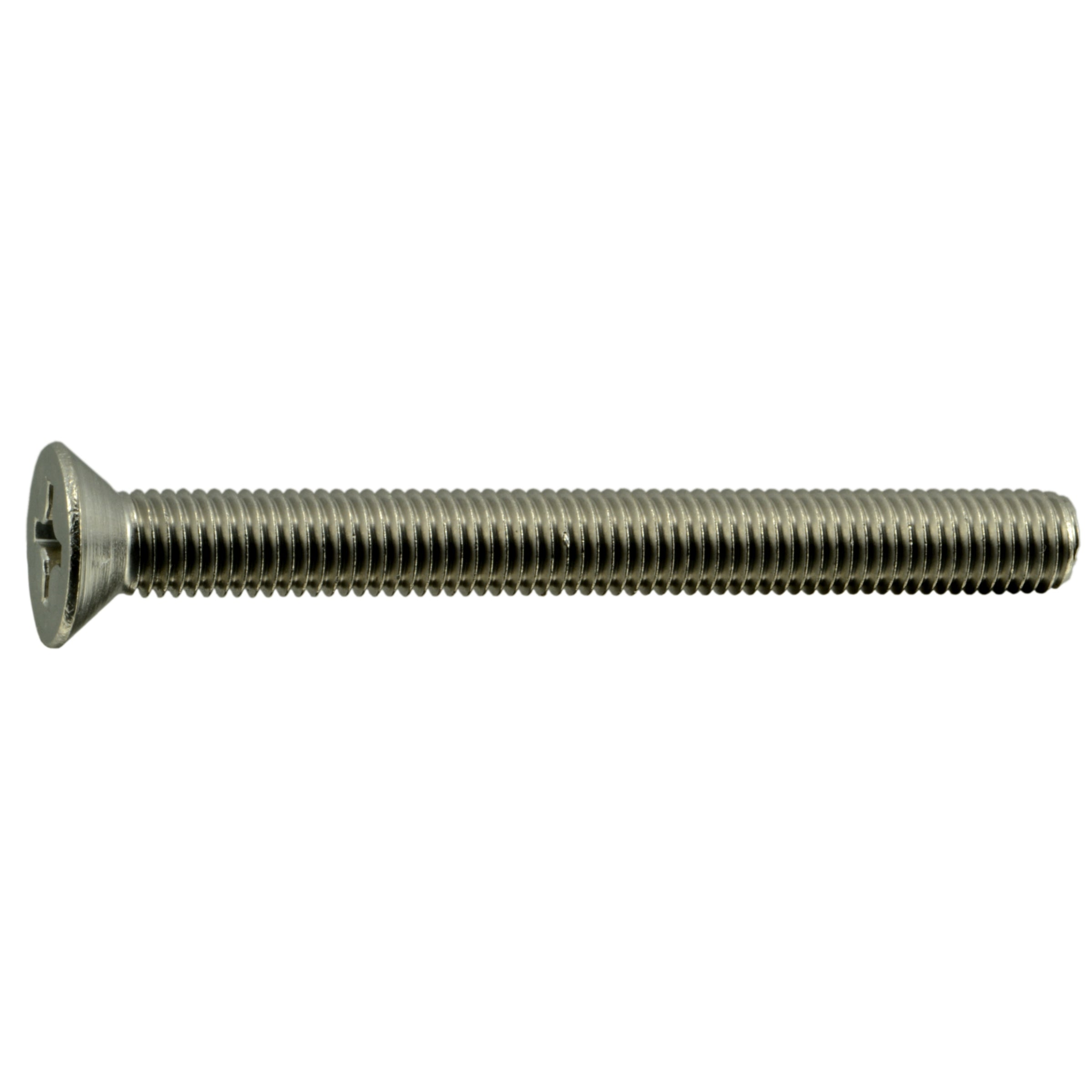 1/4"-28 x 2-1/2" 18-8 Stainless Steel Fine Thread Phillips Flat Head Machine Screws