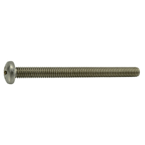 5/16"-18 x 4" 18-8 Stainless Steel Coarse Thread Phillips Pan Head Machine Screws