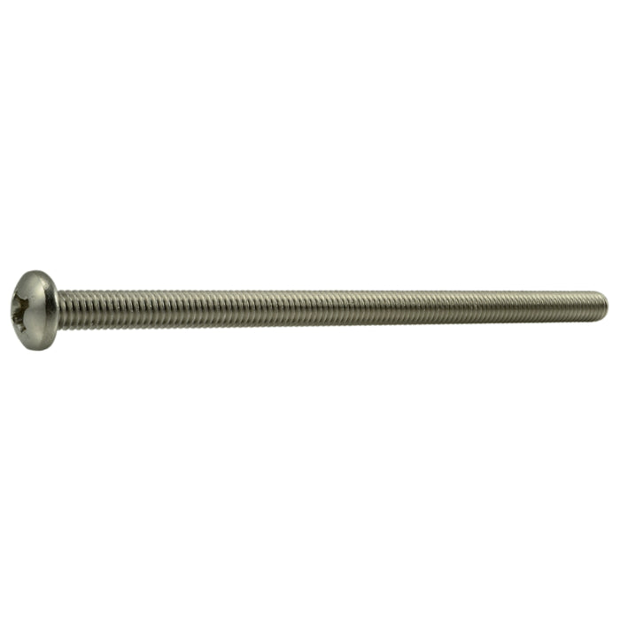 5/16"-18 x 6" 18-8 Stainless Steel Coarse Thread Phillips Pan Head Machine Screws