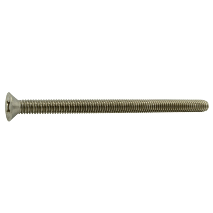 5/16"-18 x 5" 18-8 Stainless Steel Coarse Thread Phillips Flat Head Machine Screws