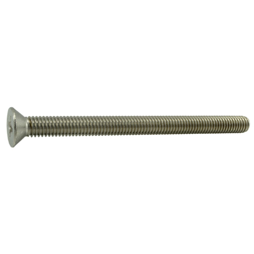 3/8"-16 x 5" 18-8 Stainless Steel Coarse Thread Phillips Flat Head Machine Screws