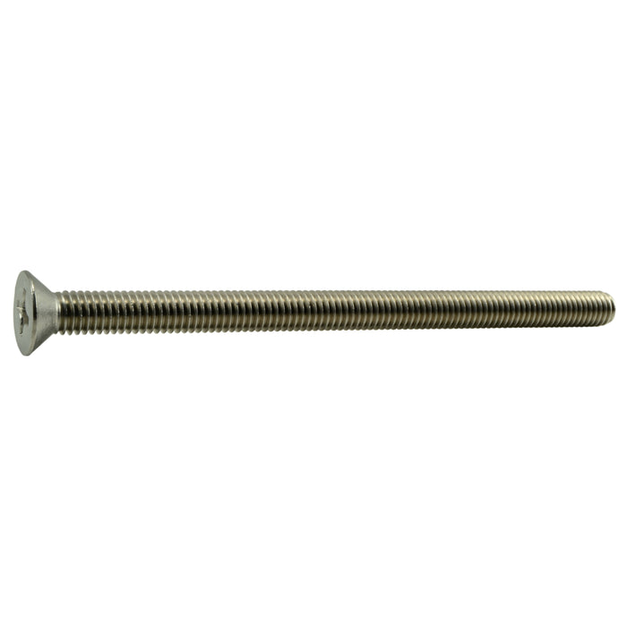 3/8"-16 x 6" 18-8 Stainless Steel Coarse Thread Phillips Flat Head Machine Screws