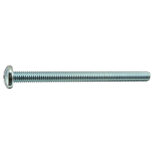 3/8"-16 x 5" Zinc Plated Steel Coarse Thread Phillips Pan Head Machine Screws