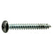 #10 x 1-1/2" Black Painted Steel Phillips Pan Head Sheet Metal Screws