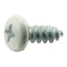 #10 x 1/2" White Painted Steel Phillips Pan Head Sheet Metal Screws