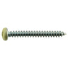 #8 x 1-1/2" Beige Painted Steel Phillips Pan Head Sheet Metal Screws
