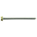 #8 x 2-1/2" Beige Painted Steel Slotted Hex Washer Head Sheet Metal Screws