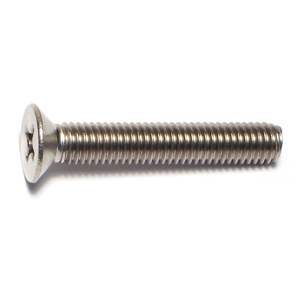 5mm-0.8 x 30mm A2 Stainless Steel Coarse Thread Phillips Flat Head Mac ...