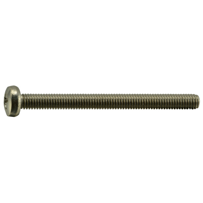 3mm-0.5 x 35mm A2 Stainless Steel Coarse Thread Phillips Pan Head Machine Screws