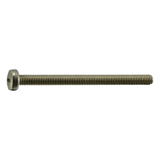 3mm-0.5 x 40mm A2 Stainless Steel Coarse Thread Phillips Pan Head Machine Screws