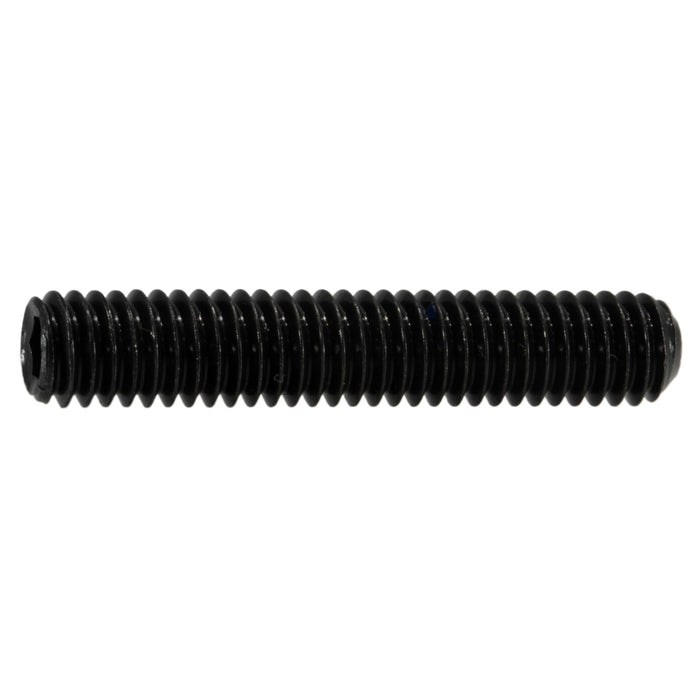 5/16"-18 x 1-3/4" Black Oxide Steel Coarse Thread Socket Set Screws